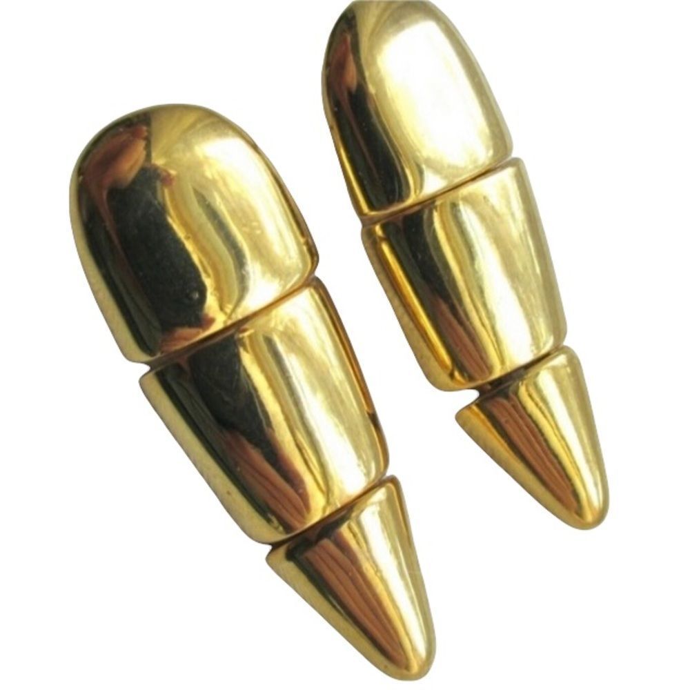 Vintage 1980’s Maxine Denker Gold Mod Earrings